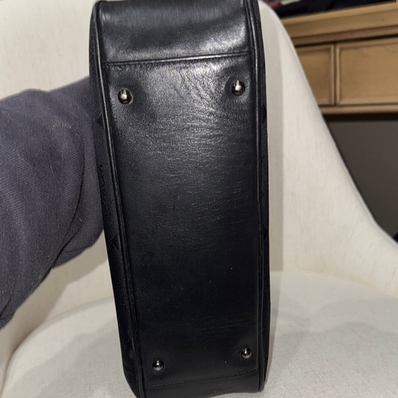 MCM Vintage Black Bag with Silver Accents